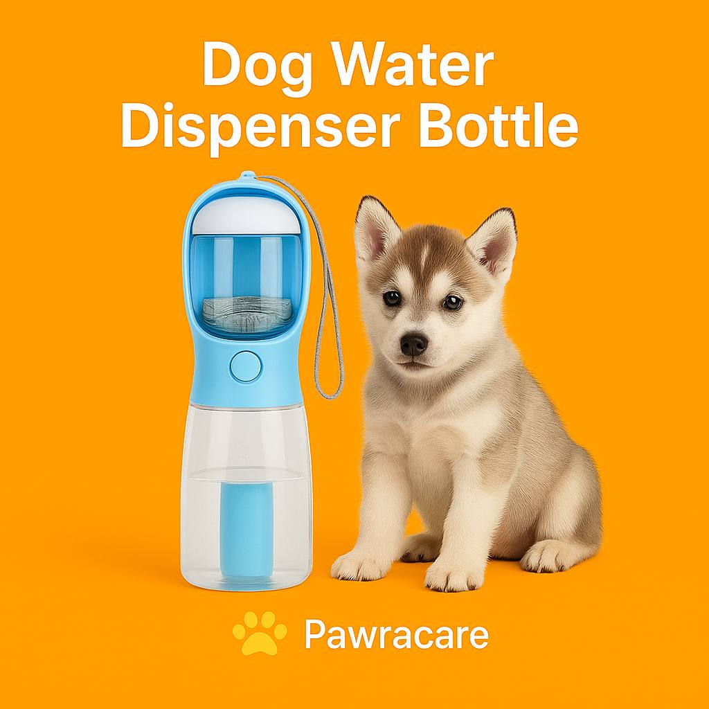 3 - in - 1 Leak - Proof Pet Water Bottle – Feeder, Drinker & Poop Dispenser - PawraCare