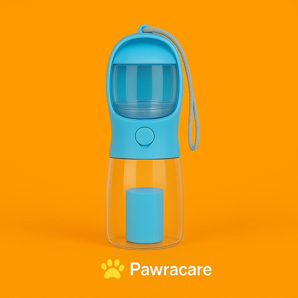 3 - in - 1 Leak - Proof Pet Water Bottle – Feeder, Drinker & Poop Dispenser - PawraCare