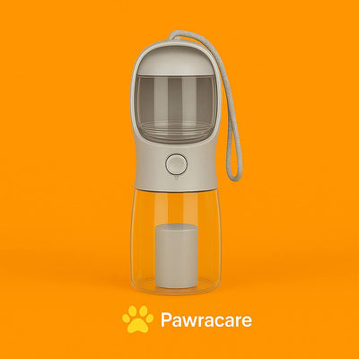 3 - in - 1 Leak - Proof Pet Water Bottle – Feeder, Drinker & Poop Dispenser - PawraCare