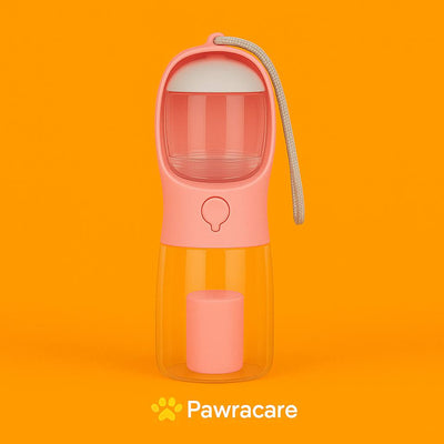 3 - in - 1 Leak - Proof Pet Water Bottle – Feeder, Drinker & Poop Dispenser - PawraCare